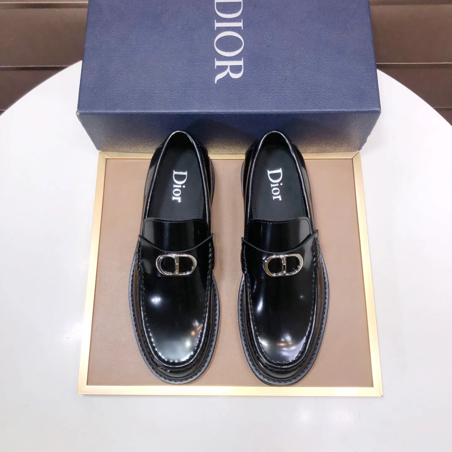 Men's shoes 💰680💶[Dior] (water-dyed cowhide lining) Dior original 1:1 high-quality factory, imported original materials, imported raw cowhide, water-dyed cowhide lining, original TPU outsole, code number: 39-44 (38.45 custom-made)